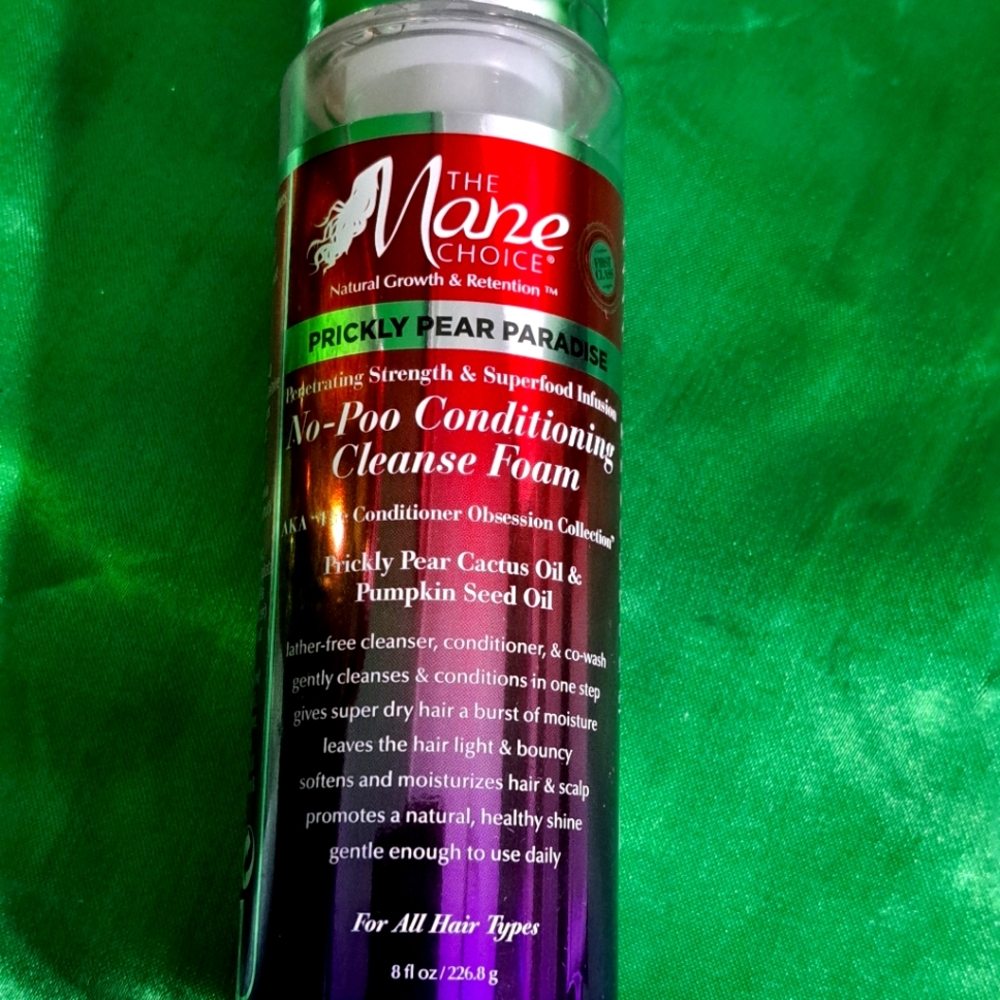 (1)MANE CHOICE - Prickly Pear Paradise No-Poo Superfood Infused No Shampoo Foam